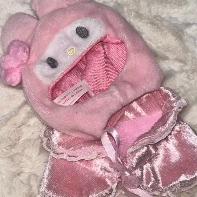 산리오 마이멜로디 10cm 인형옷 응원봉커버 엔조이 L