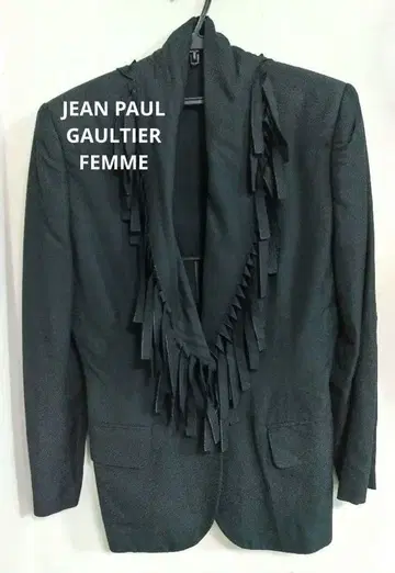 장 폴 고티에 페 프린지 장식 자켓 사이즈 40