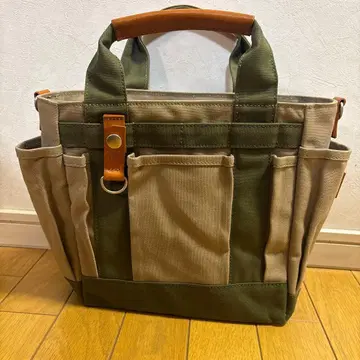 카와니시 가방 그레이브 미니 바이컬러 그레이지 x 올리브