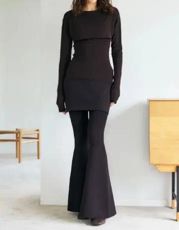 M_ Moussy KNIT FLARE PANTS SET