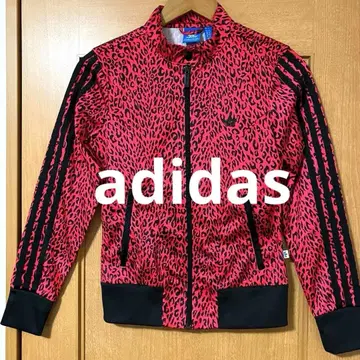 [ 상태 좋음 ] adidas 레오파드 무늬 올 패턴 트랙 자켓 Y2K
