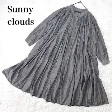 써니클라우드 갸갸 원피스 샴브레이 린넨 혼방 그레이 3L