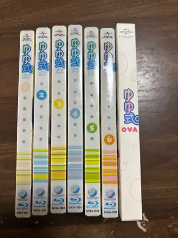 유유식 Blu-ray 전 6권 세트와 OVA 1권의 7권 세트