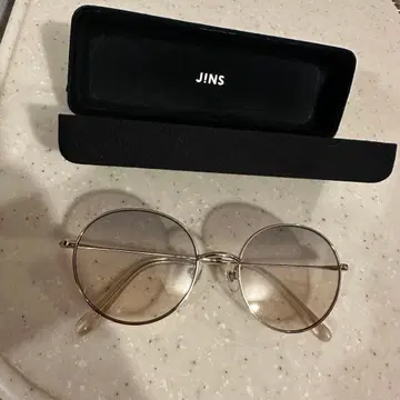 JINS 라운드 안경 컬러 렌즈