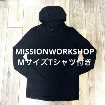 MISSIONWORKSHOP 후드티, T셔츠 2점 블랙