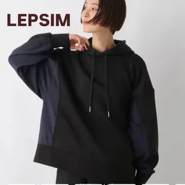 LEPSIM 이소재 개더 후드티