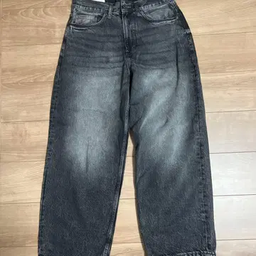 H&M 와이드 레그 데님 팬츠 28/30 그레이