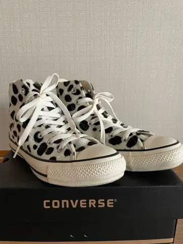 컨버스 올스타 하이컷 달마시안 퍼 패턴 24cm