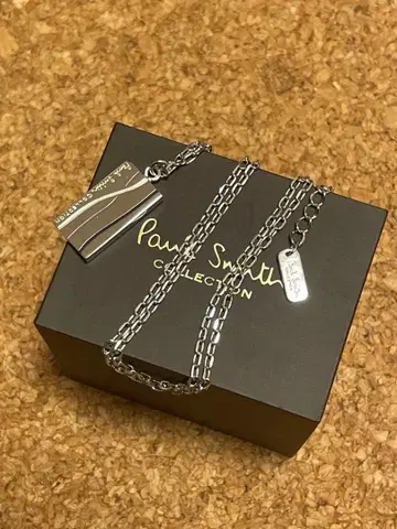 감사 가격 폴스미스 컬렉션 실버 플레이트 목걸이