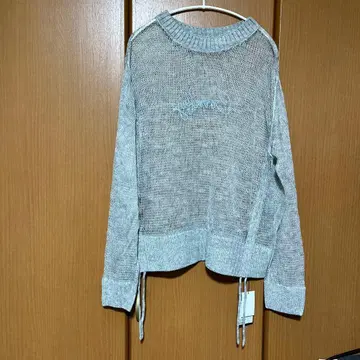 택 포함 새상품 카스타네 니트 라이트 그레이 프리