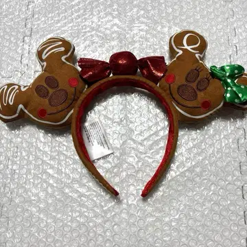 디즈니 크리스마스 머리띠 진저 쿠키 머리띠