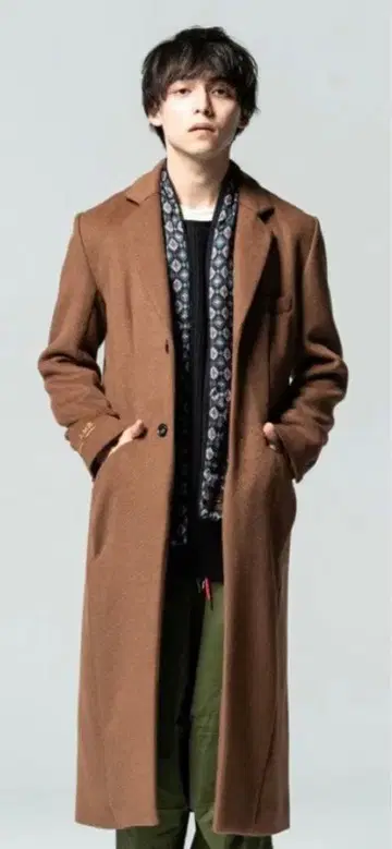 glamb long Chester coat 사이즈 M 브라운