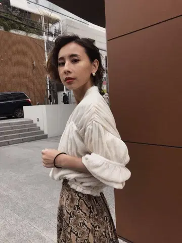 RANDOM PLEATS BLOUSE AMERI vintage