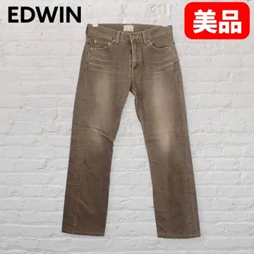 EDWIN Miss503WS 일본제 브라운 데님 청바지 27 x 32