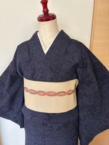 유키쓰무기? 이중 기모노