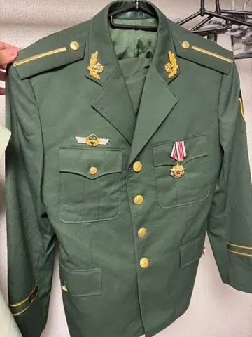 중국 무장경찰 07식 간부 봄/가을 상복 세트