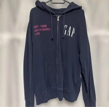 GAP 네이비 집업 후드티