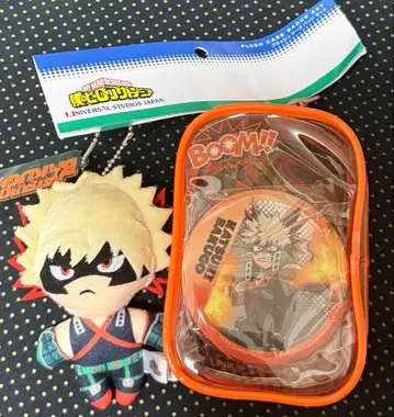 바쿠고 카츠키 키링 & 캔뱃지 세트