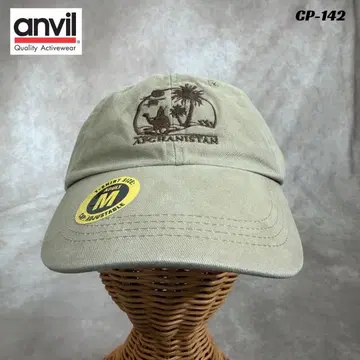 USA 구제 의류 anvil 캡 아프가니스탄 자수 캡 베이지 FREE
