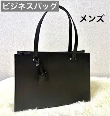 남성용 블랙 비즈니스 백 합성 피혁 새상품 B4 사이즈 수납 가능