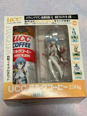UCC 밀크 커피 250g 특제 피규어 포함 세트 아야나미 레이