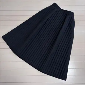 미사용 BEAMS 퀼팅 스커트