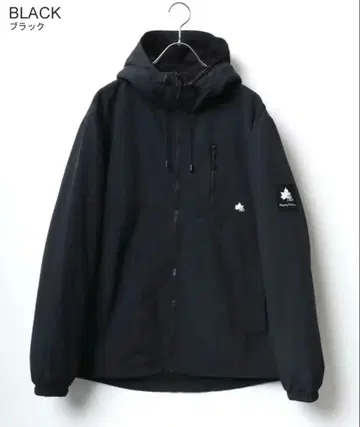 LOGOS 파크 마운틴 후드티 안감 플리스 블랙 M 발수