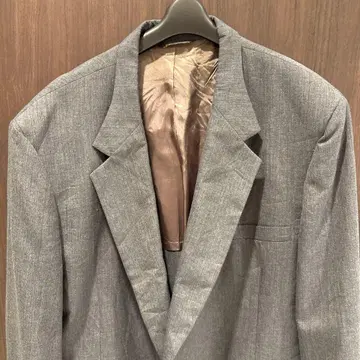 ALMO COLLECTION 그레이 오버사이즈 테일러드 자켓