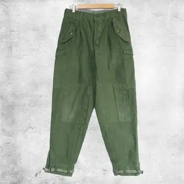 스웨덴군 M-59 카고 팬츠 벨트 포함 유로 밀리터리 C50