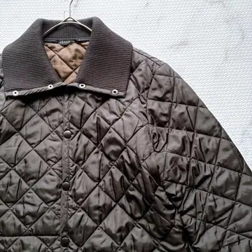 인기 투모로우랜드 블랙 퀼팅 자켓 L