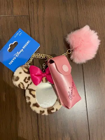 미니 레오파드 무늬 립 케이스