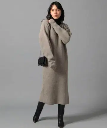 카오스 울 니트 원피스 새상품급