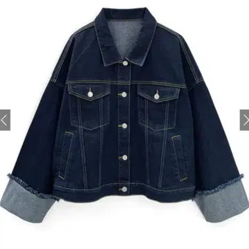 GRL 롤업 와이드 슬리브 데님 자켓[fo2087]