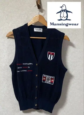 [ 새상품급 ] MUNSINGWEAR 골프웨어 니트 베스트 M 사이즈