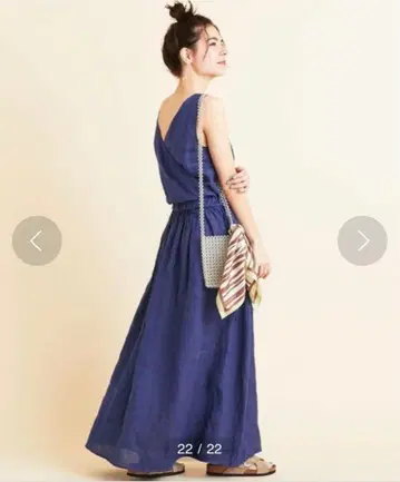 인기 뷰티&유스 프렌치 린넨 맥시 원피스 전후 2way