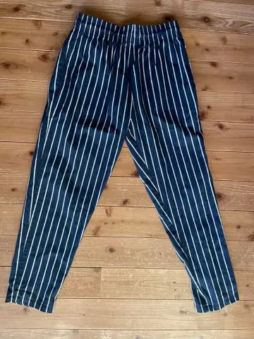 Cockman 네이비/화이트 스트라이프 셰프 팬츠 XL 컨디션 최상