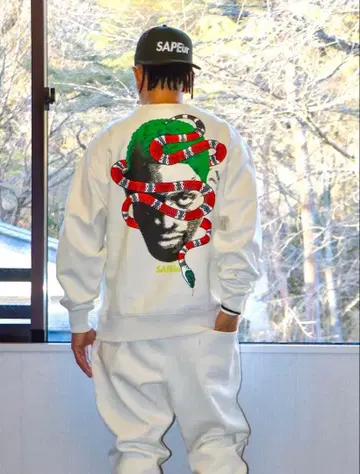 사풀 로드맨 맨투맨 내추럴 화이트 XL