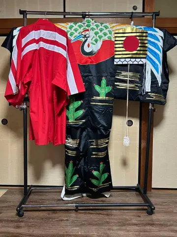 대중 연극 기모노 삼방소 무대 의상