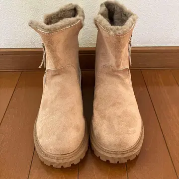 미사용품 스웨이드풍 부츠