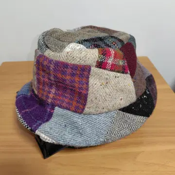 새상품급 Hanna Hats 한나햇츠 멀티 패치워크 버킷햇