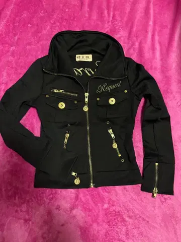 d.i.a. 자켓 자수 지퍼 골드