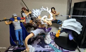 원피스 피규어 세트 루피, 에이스, 샹크스, 사보, 로