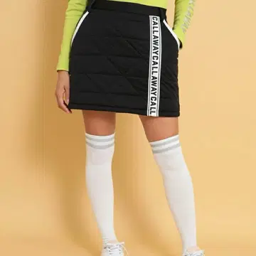 [ L 미사용 새상품 ] Callaway 여성용 골프 스커트 블랙 충전솜