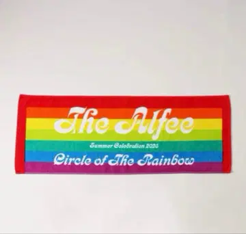 THE ALFEE 2025 여름 이벤트 레인보우 타월