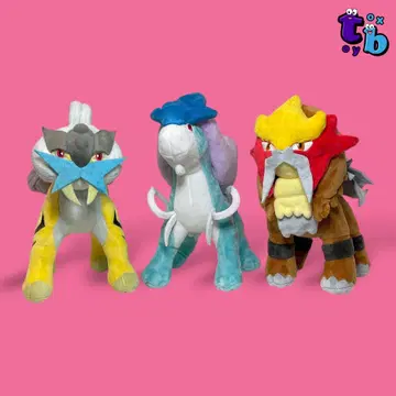 포켓몬 삼영무역 [라이코우/스이쿤/엔테이] 봉제 인형 No.B835