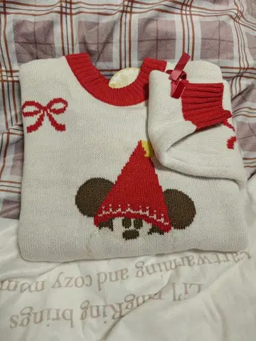 새상품 디즈니 크리스마스 릴린린 스웨터 2025