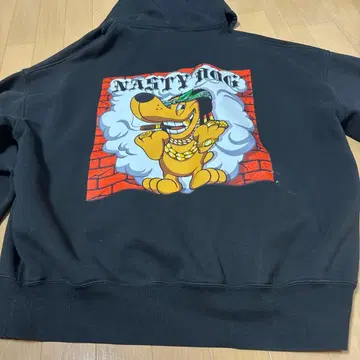 NASTY DOG 블랙 후드티