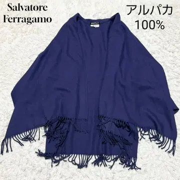 컨디션 최상 살바토레 페라가모 판초 알파카 100% 이탈리아제