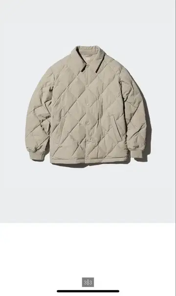 미사용 새상품 유니클로 퍼프 테크 퀼팅 자켓