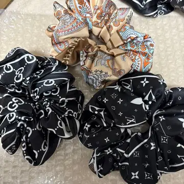 헤어 스크런치 3개 세트